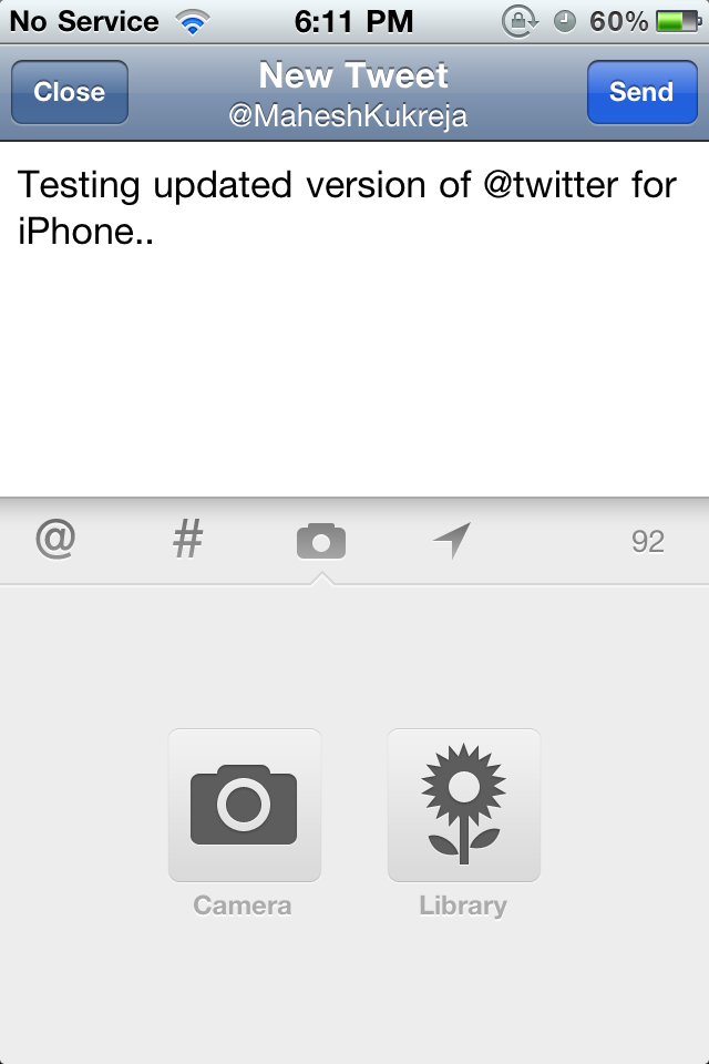 Twitter for iPhone v3.3